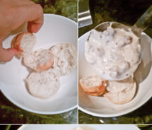 Lazy Girl Grub: 5 Step Sausage + Gravy Biscuits